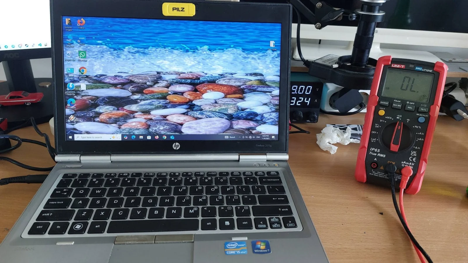 HP EliteBook 2570p pornit după repararea alimentării