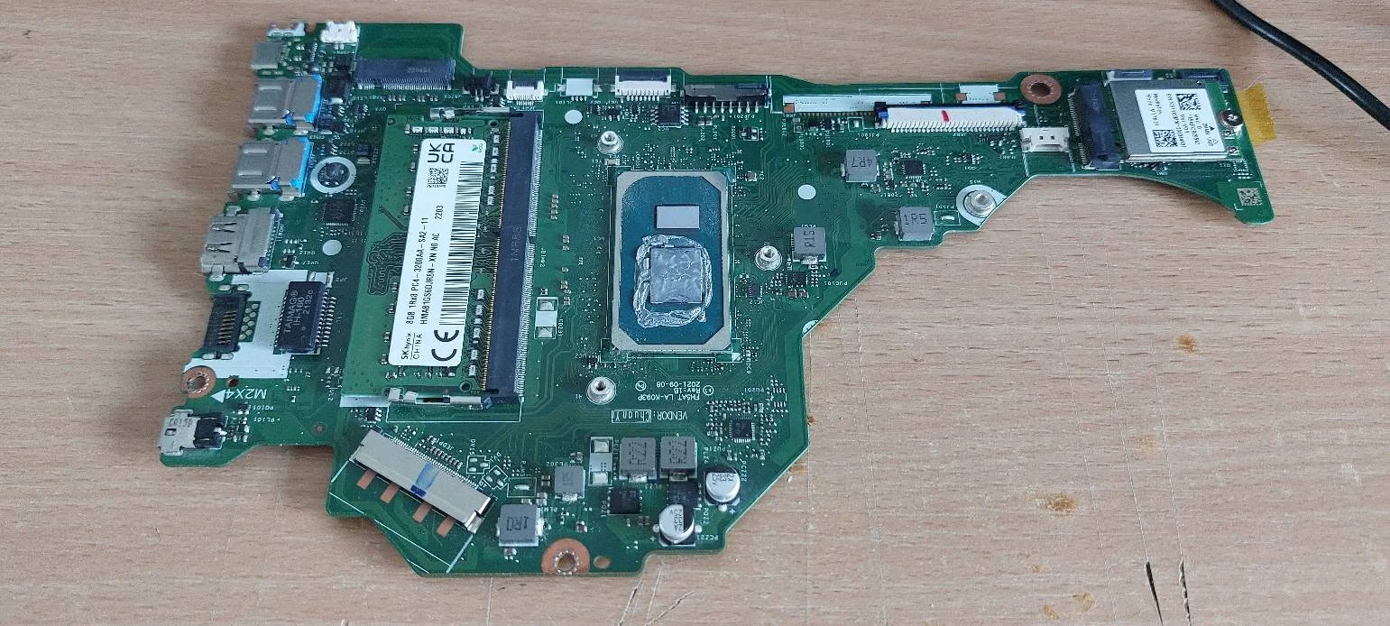 Placa de bază a laptopului Acer diagnosticat cu chipset defect